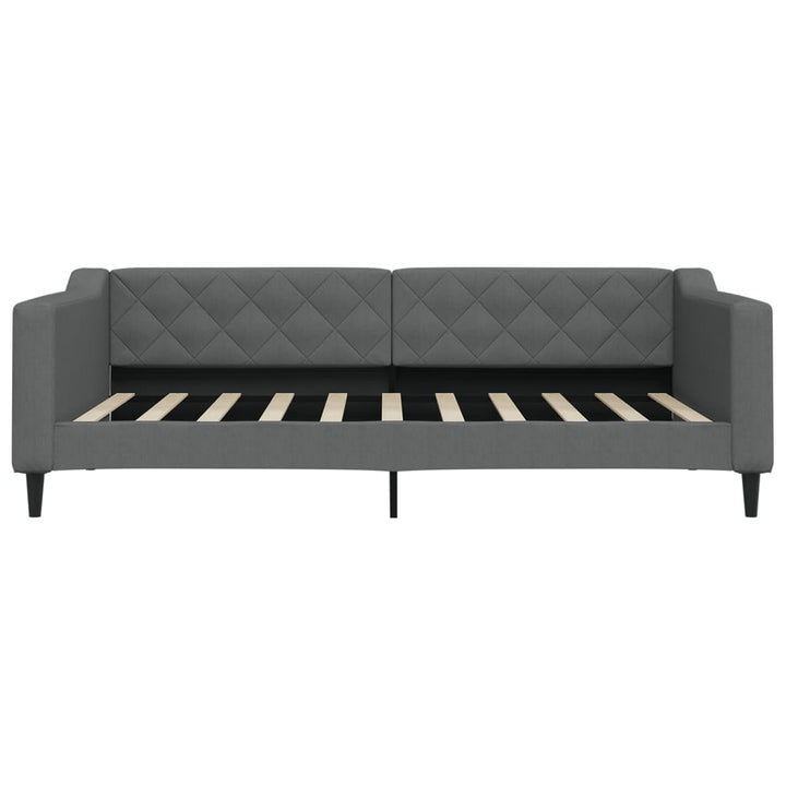 daybed 100x190 cm stof mørkegrå