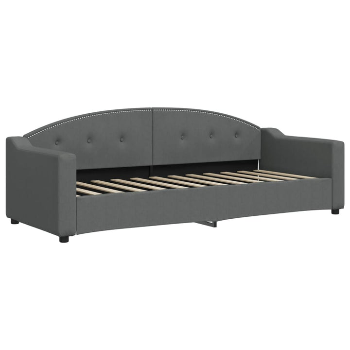 daybed 80x200 cm stof mørkegrå