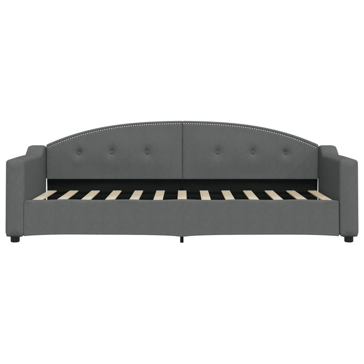 daybed 80x200 cm stof mørkegrå