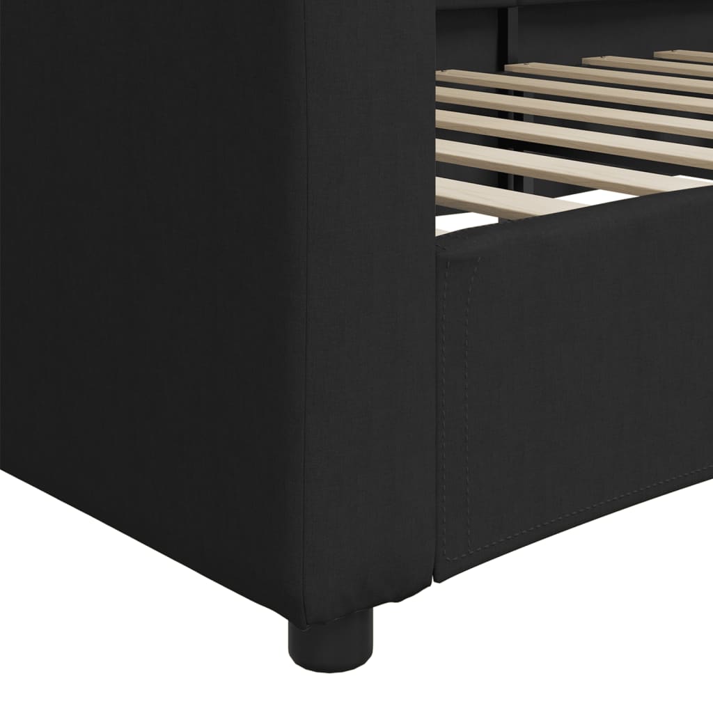 daybed 80x200 cm stof sort