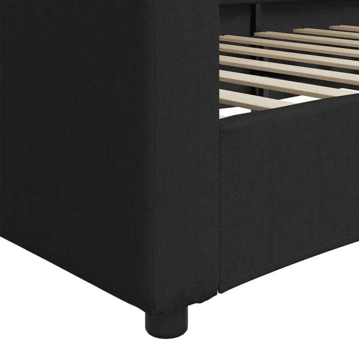 daybed 80x200 cm stof sort