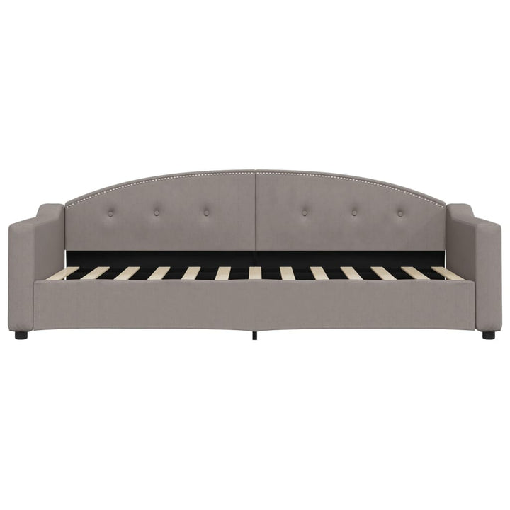 daybed 80x200 cm stof gråbrun
