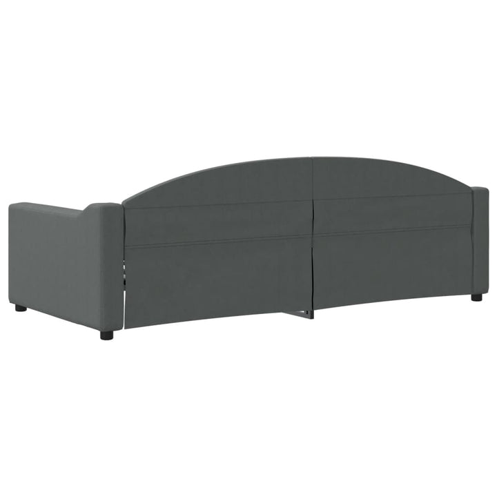 daybed 90x200 cm stof mørkegrå