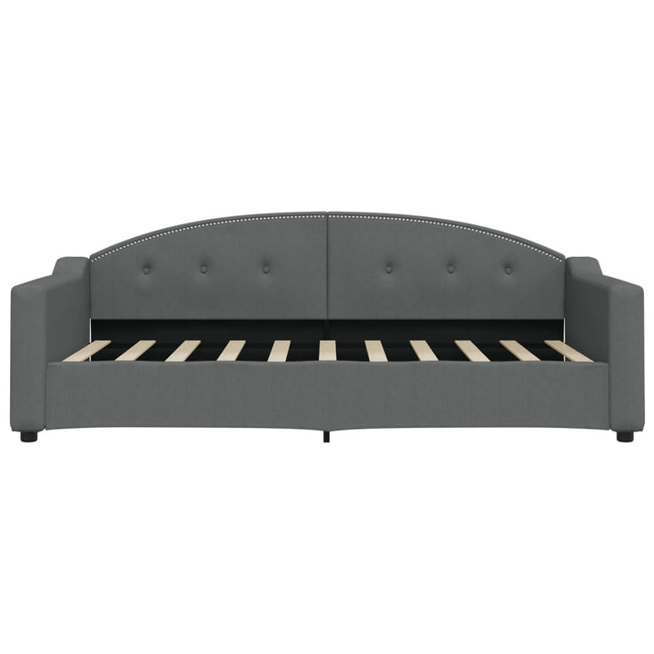 daybed 90x190 cm stof mørkegrå
