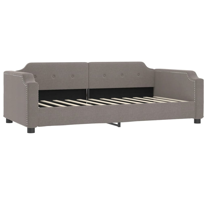 daybed 80x200 cm stof gråbrun