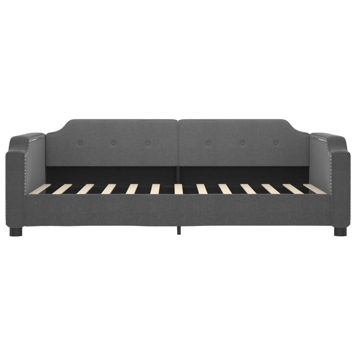 daybed 90x200 cm stof mørkegrå