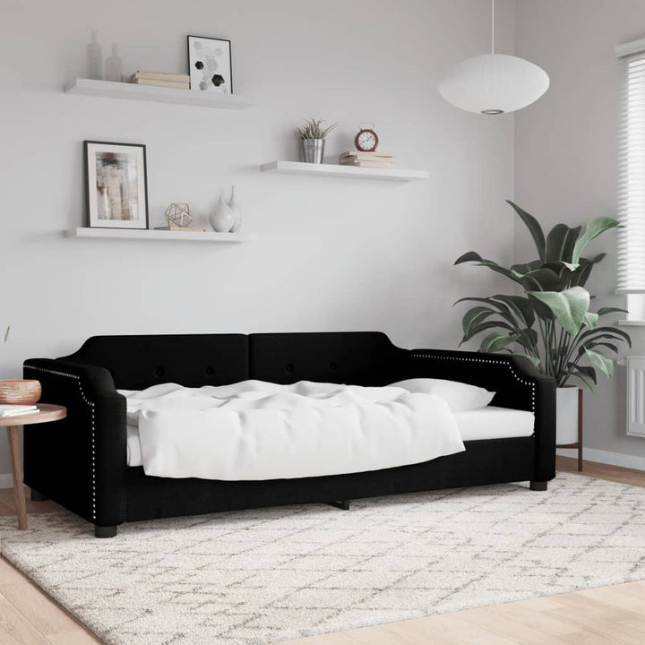 daybed 90x200 cm stof sort