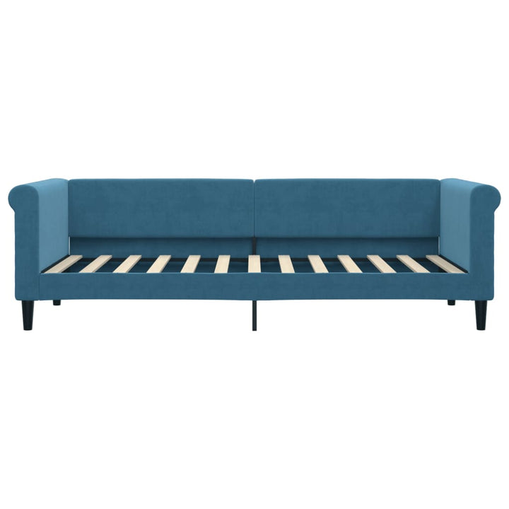 daybed 80x200 cm velour blå