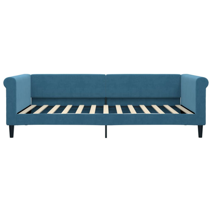 daybed 100x200 cm velour blå
