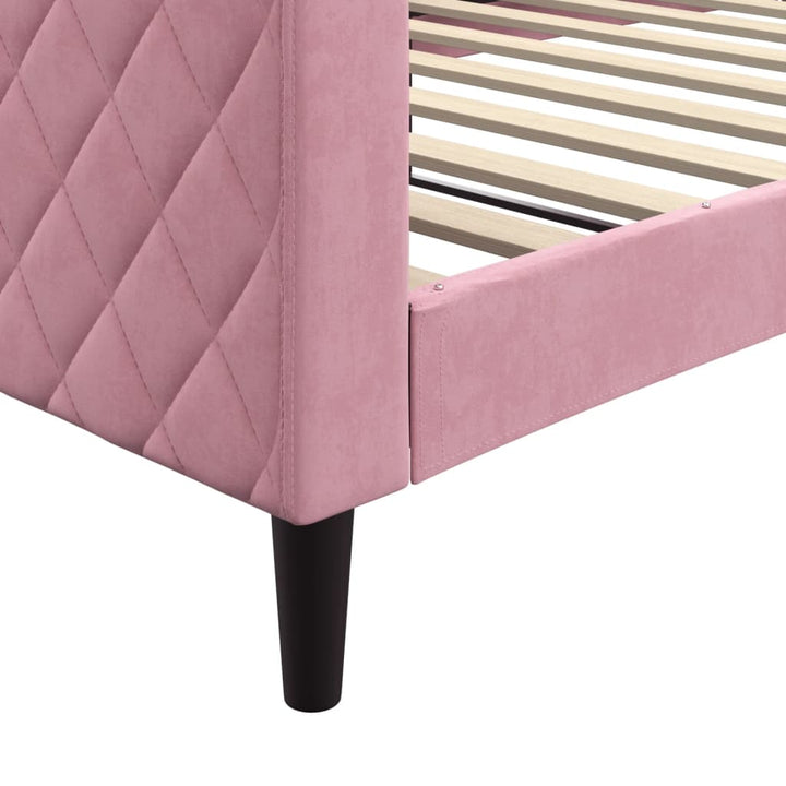 daybed 100x200 cm velour pink
