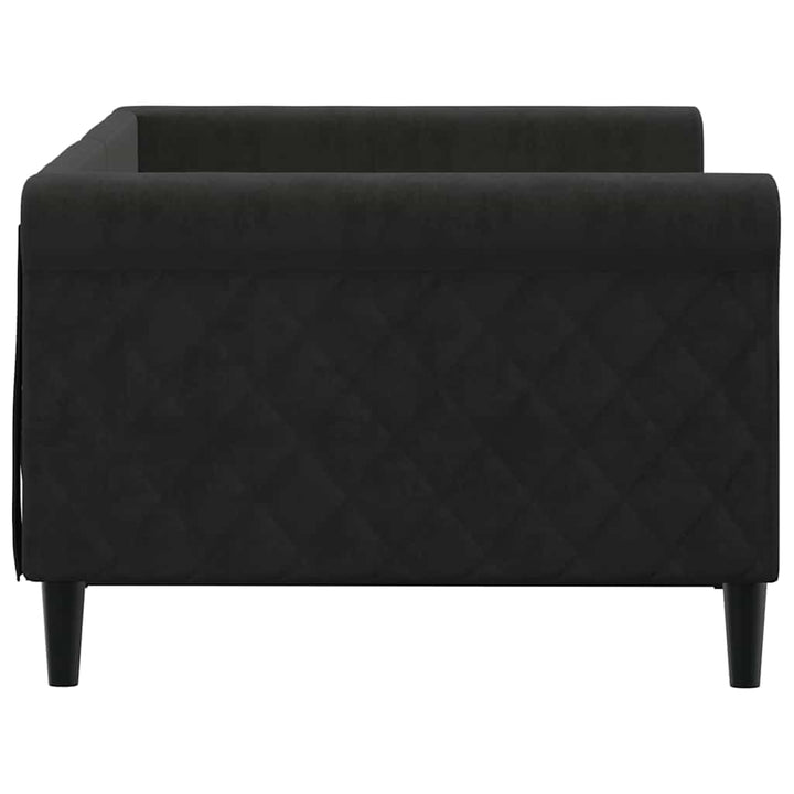 daybed 90x190 cm velour sort