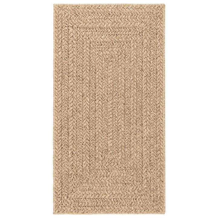 gulvtæppe ZIZUR 80x150 cm jute-look indendørs og udendørs