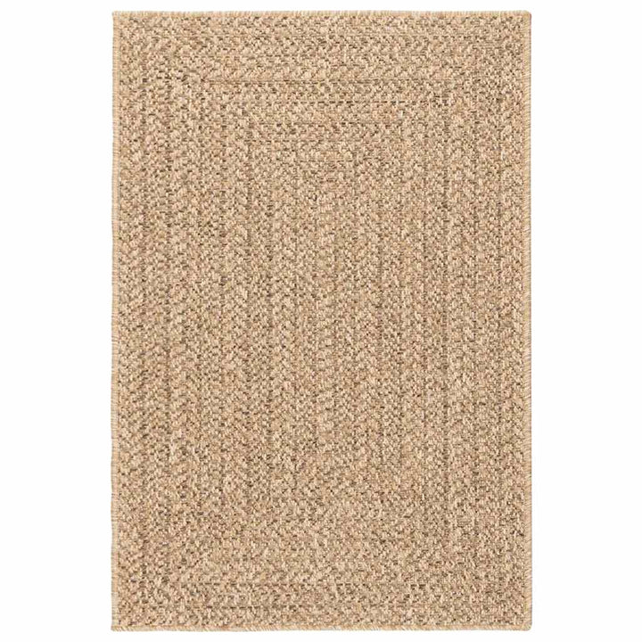gulvtæppe ZIZUR 120x170 cm jute-look indendørs og udendørs