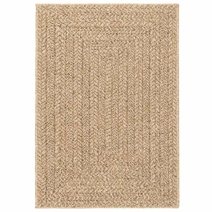 gulvtæppe ZIZUR 160x230 cm jute-look indendørs og udendørs