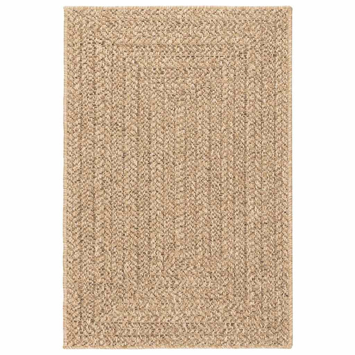 gulvtæppe ZIZUR 200x290 cm jute-look indendørs og udendørs