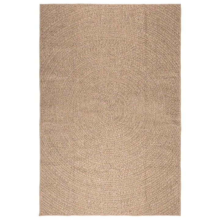 gulvtæppe ZIZUR 160x230 cm jute-look indendørs og udendørs