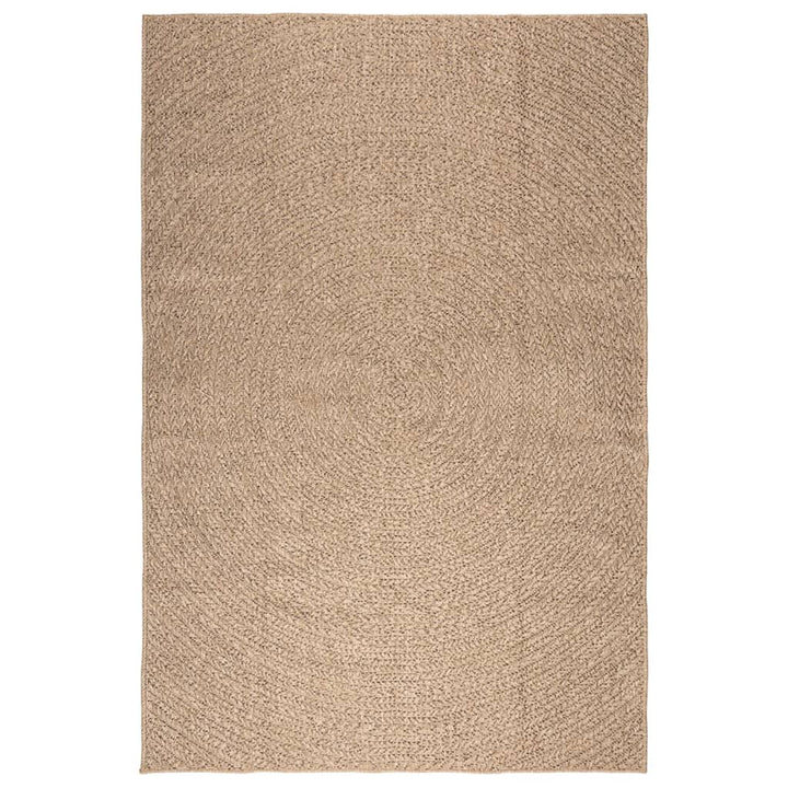 gulvtæppe ZIZUR 200x290 cm jute-look indendørs og udendørs