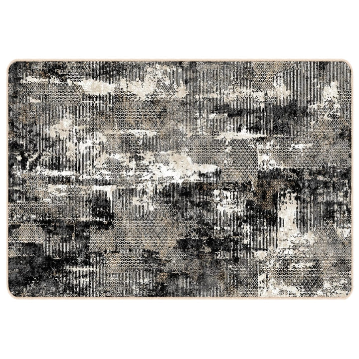 gulvtæppe 120x180 cm vaskbart flerfarvet