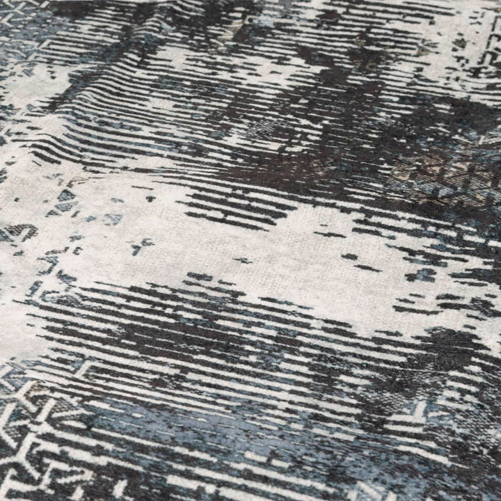 gulvtæppe 120x180 cm vaskbart flerfarvet
