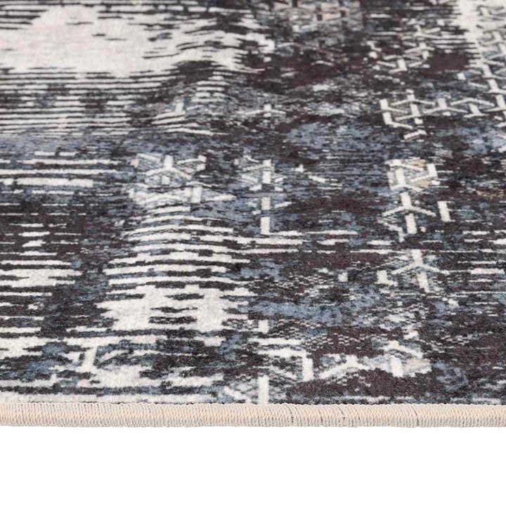 gulvtæppe 160x230 cm vaskbart flerfarvet