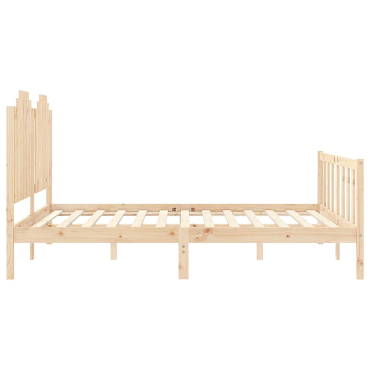 sengeramme uden madras 160x200 cm massivt fyrretræ