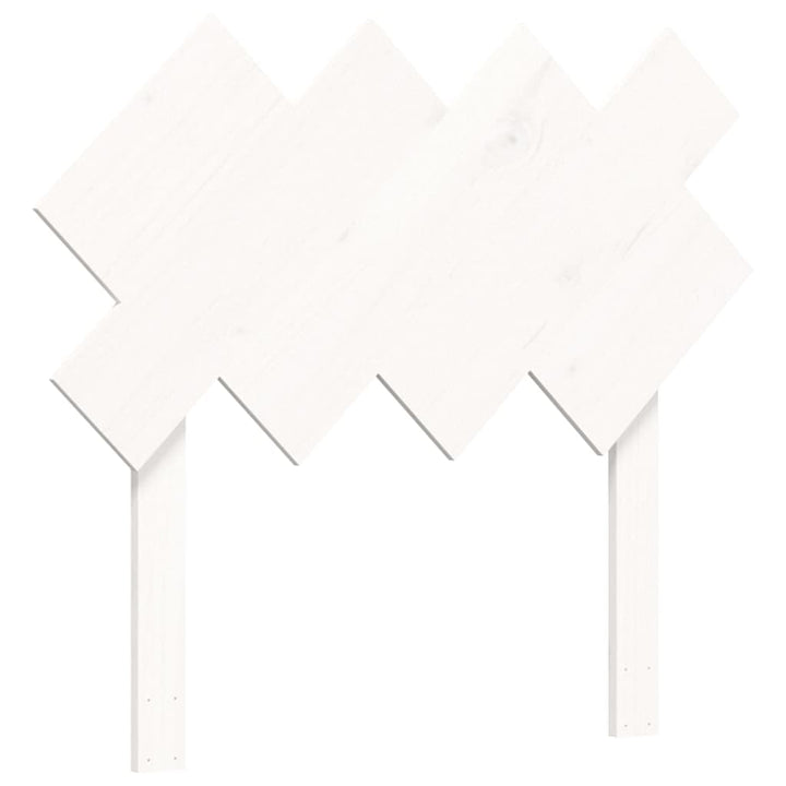 sengeramme uden madras 90x200 cm massivt fyrretræ hvid