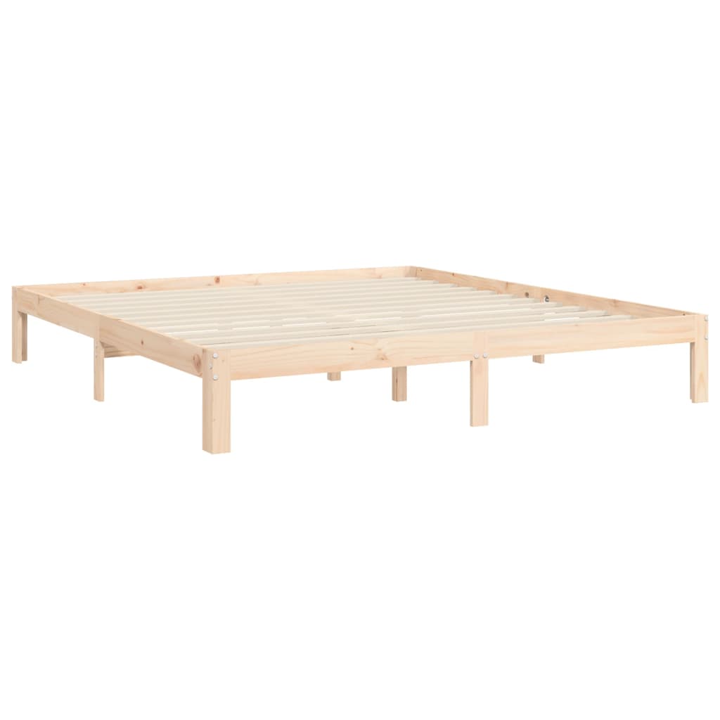 sengeramme med sengegavl Super King Size massivt træ