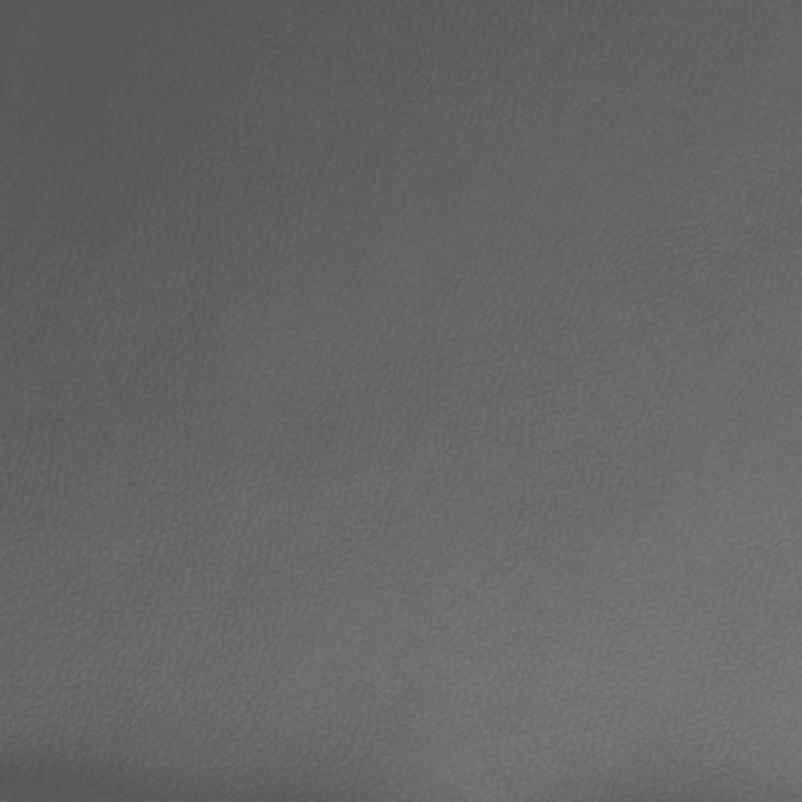 massagestol med fodstøtte kunstlæder grå