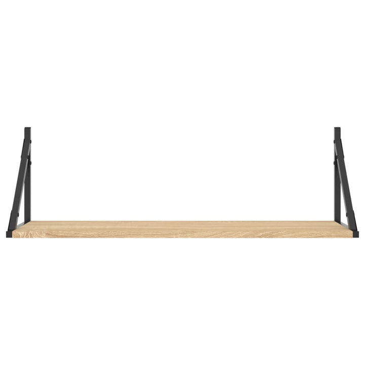 væghylder 2 stk. Sonoma eg 80x25x25,5 cm konstrueret træ