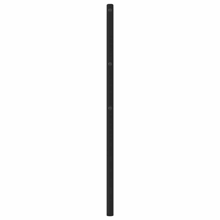 udskiftningsgavl 100 cm metal sort