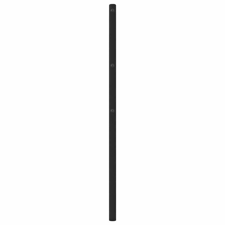 udskiftningsgavl 193 cm metal sort