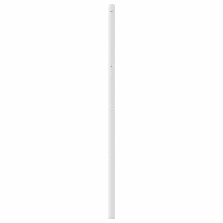 udskiftningsgavl 193 cm metal hvid