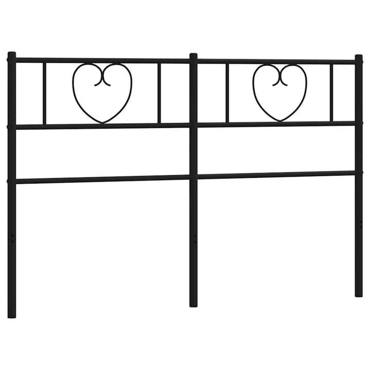 udskiftningsgavl 150 cm metal sort