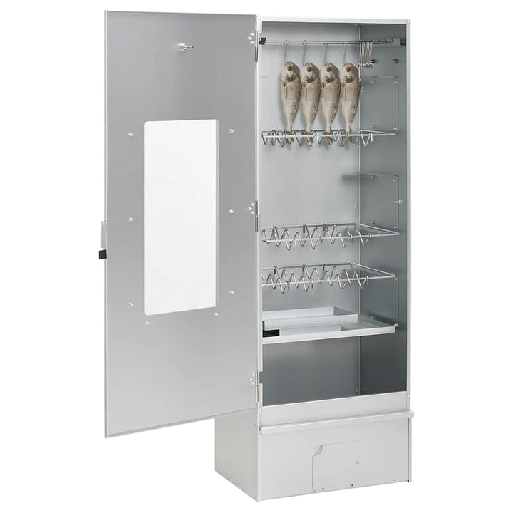 rygeovn med generator til koldrøgning galvaniseret stål