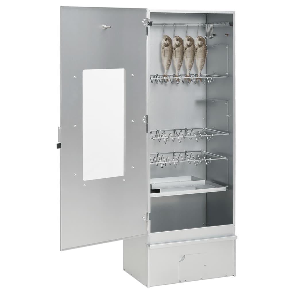 rygeovn med generator til koldrøgning galvaniseret stål