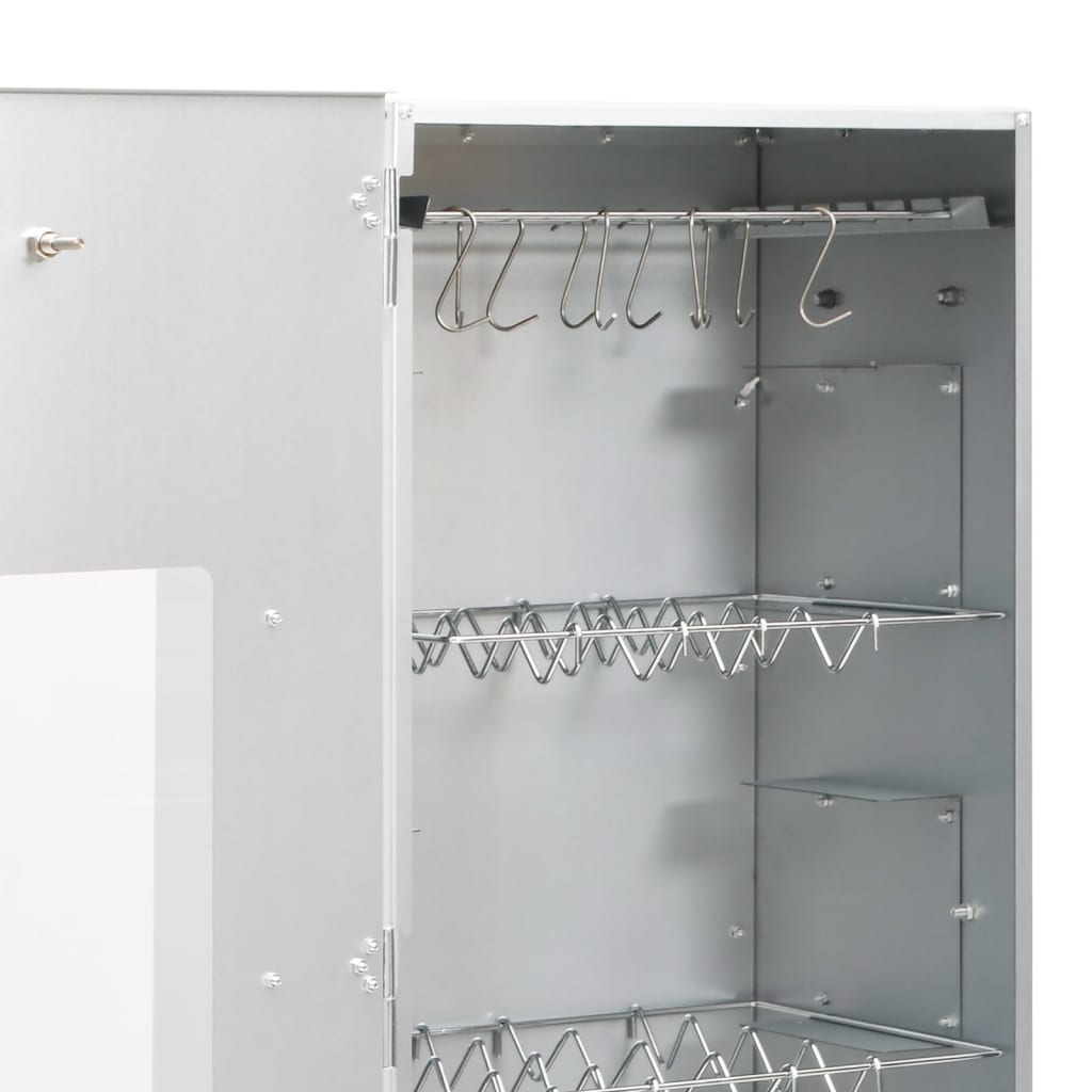 rygeovn med generator til koldrøgning galvaniseret stål