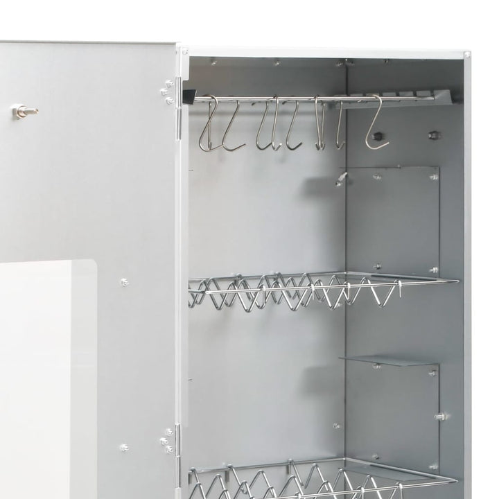 rygeovn med generator til koldrøgning galvaniseret stål