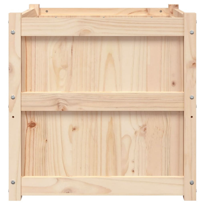 plantekasse 60x60x60 cm massivt fyrretræ
