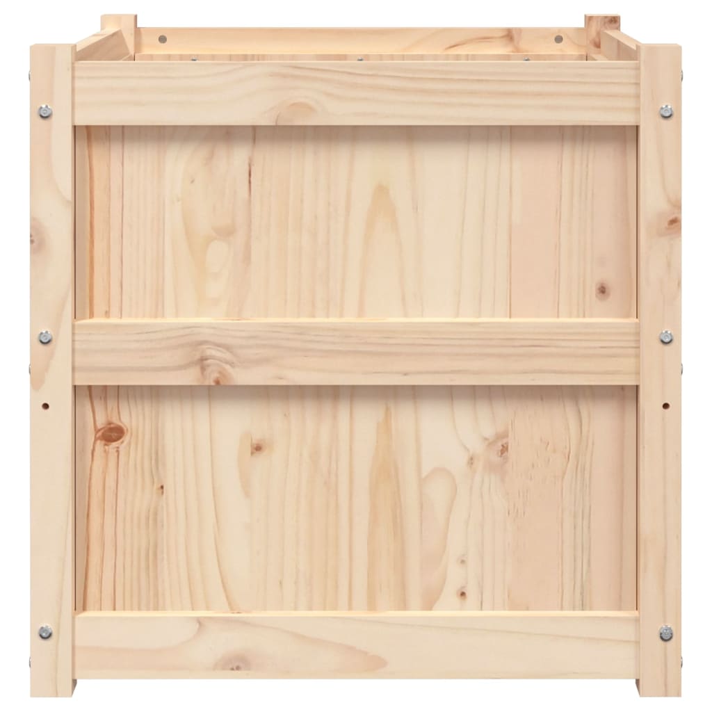 plantekasse 60x60x60 cm massivt fyrretræ