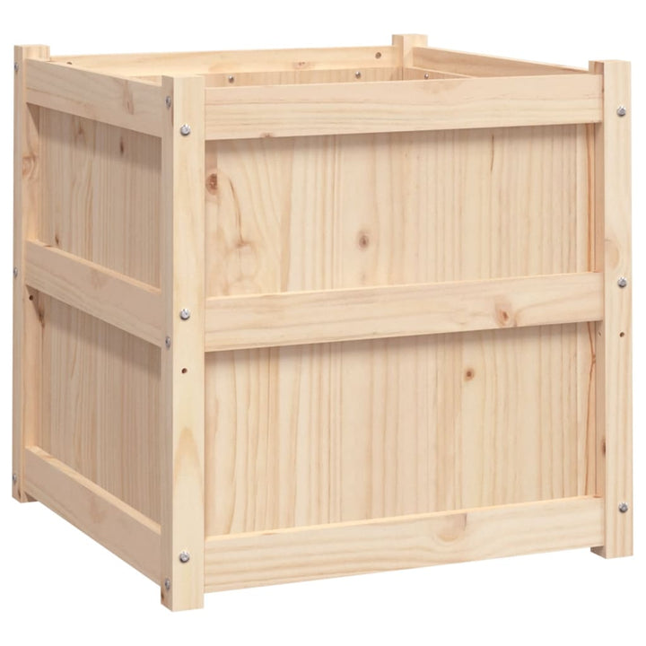 plantekasse 60x60x60 cm massivt fyrretræ