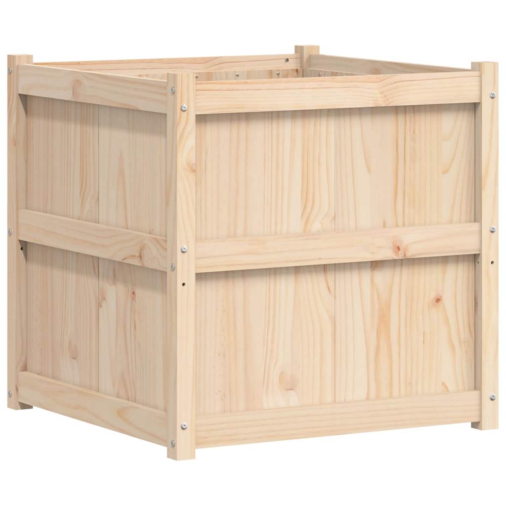 plantekasse 70x70x70 cm massivt fyrretræ