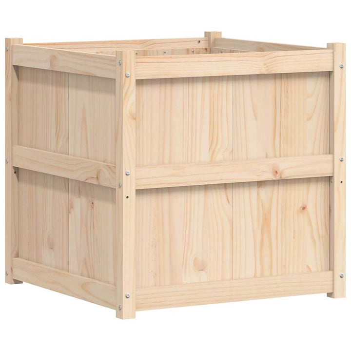 plantekasse 70x70x70 cm massivt fyrretræ