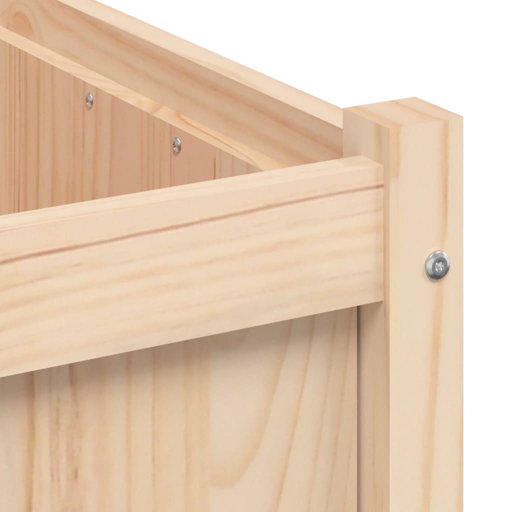 plantekasse 70x70x70 cm massivt fyrretræ