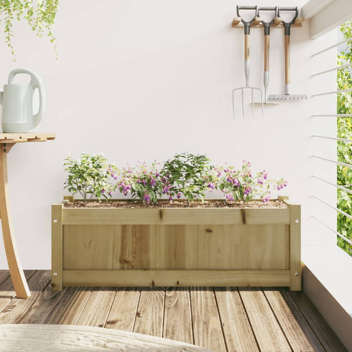 plantekasse 90x31x31 cm imprægneret fyrretræ