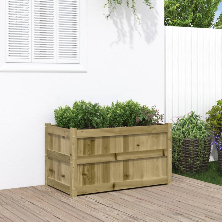 plantekasse 90x50x50 cm imprægneret fyrretræ