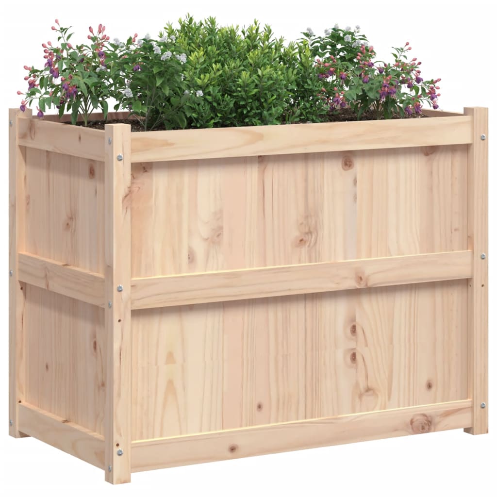 plantekasse 90x50x70 cm massivt fyrretræ