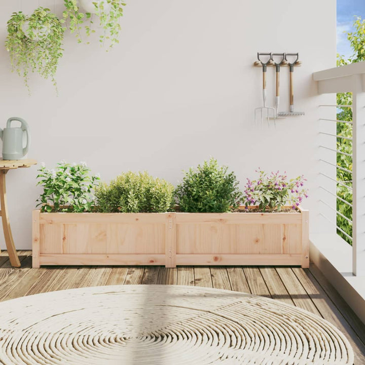 plantekasse 150x31x31 cm massivt fyrretræ
