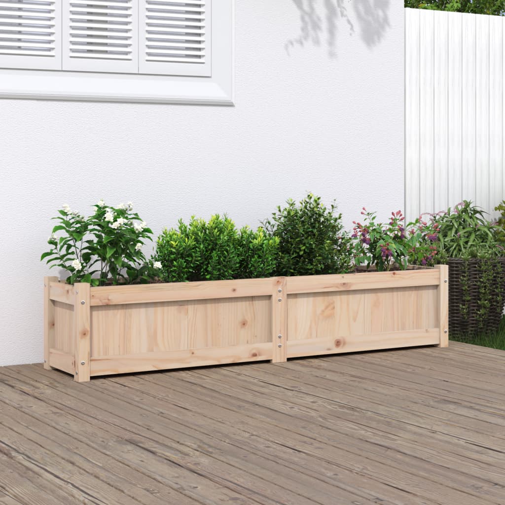 plantekasse 150x31x31 cm massivt fyrretræ