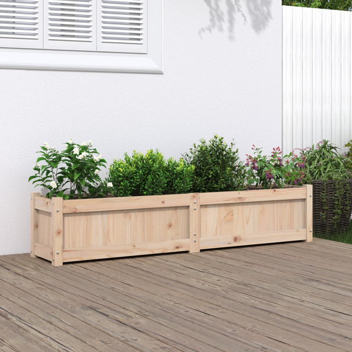 plantekasse 150x31x31 cm massivt fyrretræ
