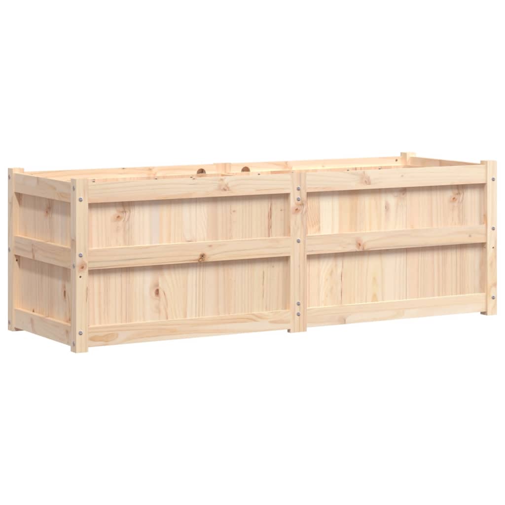 plantekasse 150x50x50 cm massivt fyrretræ